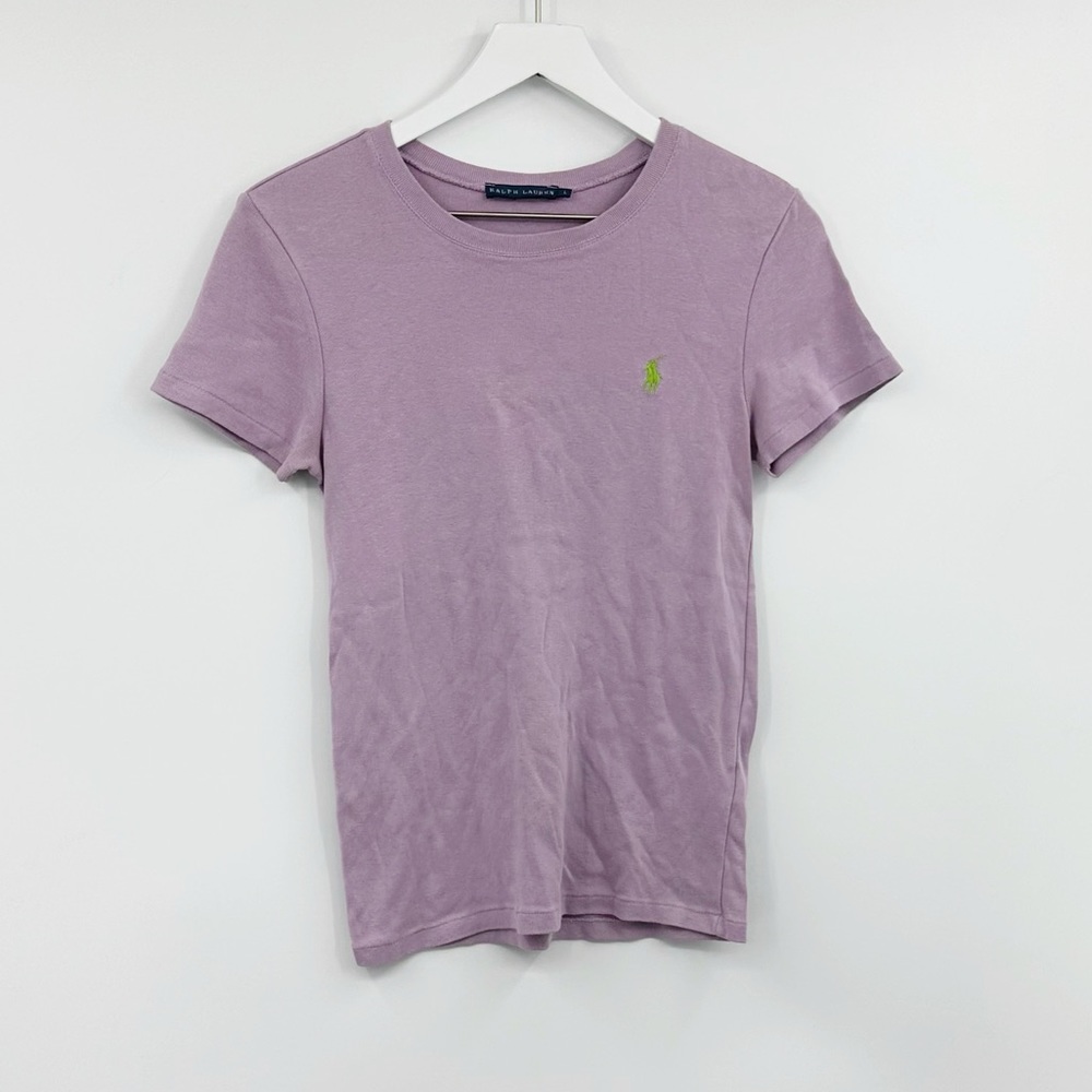 Ralph Lauren Vintage Y2K Purple Short Sleeve Shirt Size Large Early 2000s